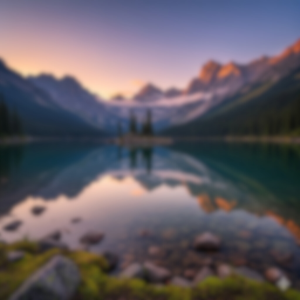 A profoundly blurry image inviting contemplation